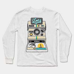 Lets Capture Every Moment (Bright Color) Long Sleeve T-Shirt